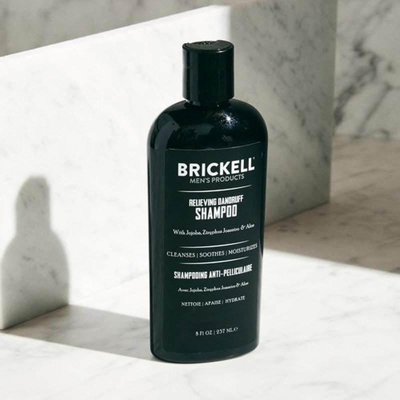 Brickell Men's Dandruff Shampoo - Natural & Organic Formula Soothes Itchy Scalp | 8 oz