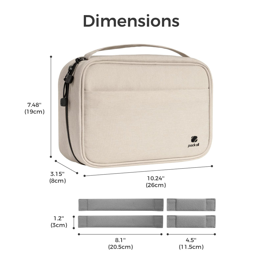pack all Electronic Organizer Plus, Shockproof Cable Organizer Bag
