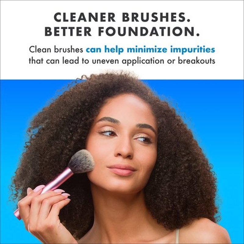 Cinema Secrets Makeup Brush Cleaner - Professional Quick-Drying Formula | 6oz Spray & 32oz Refill - Removes Waterproof Makeup