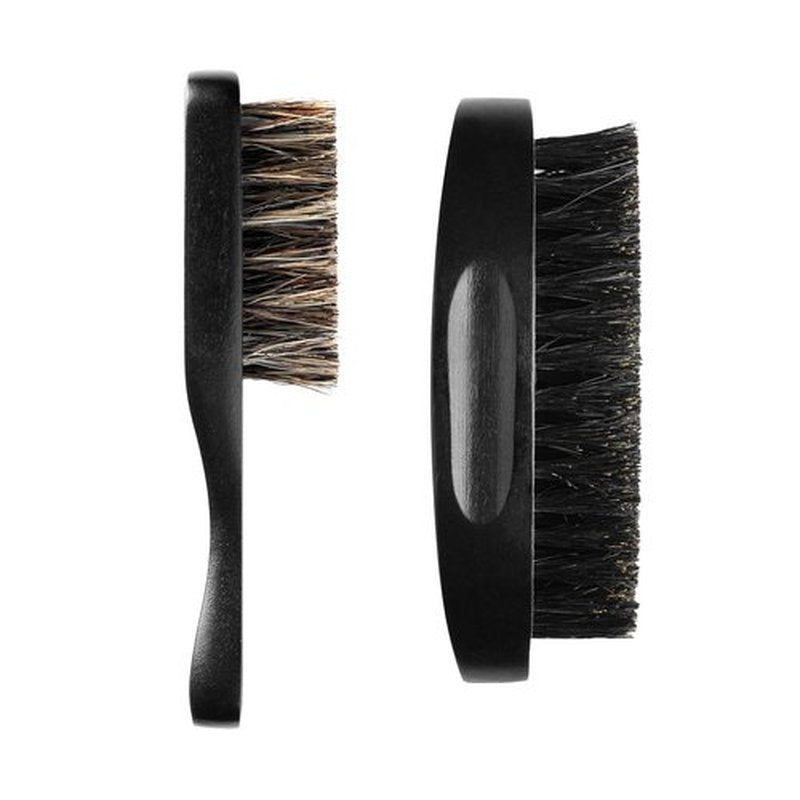 Hunter Jack Beard Brush Kit - Natural Boar Bristle Grooming Set for Men | Soft Mustache Brush Included
