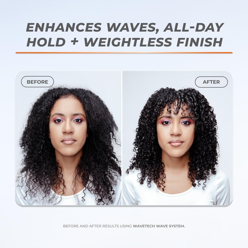 XMONDO Hair Wavetech Wave Foam, Vegan Styling Foam for Wavy Hair with Pro-Vitamin B5 and Nutrients to Hydrate Hair, Enhance Natural Curl Pattern and Fight Frizz, 6.7 Fl. Oz