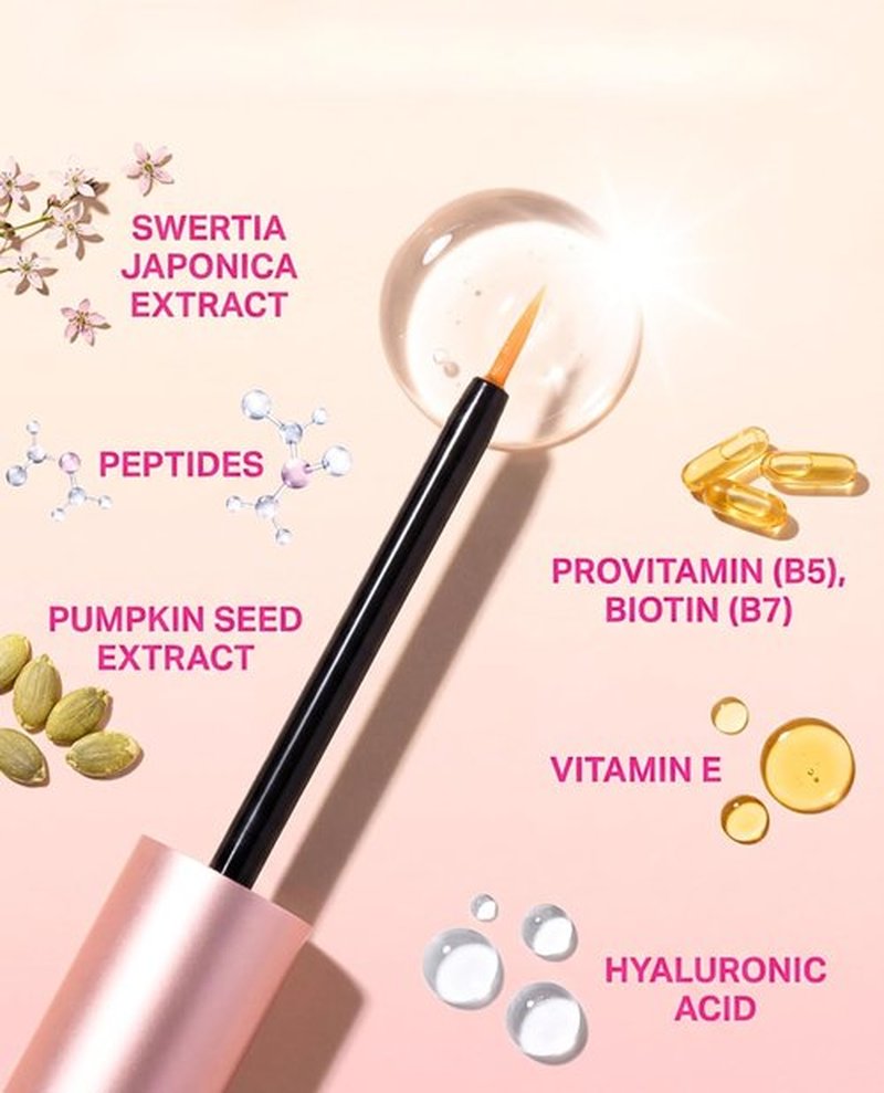 Skiennix Eyelash Growth Serum - Promotes Fuller & Longer Lashes | Multi-Peptide Formula with Biotin & Vitamins