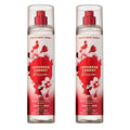 Bath & Body Works Japanese Cherry Blossom Fine Fragrance Mist - Long-Lasting Floral Body Spray, 8 fl oz | 2 Pack
