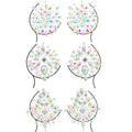 Temporary Tattoo Stickers Jewels Rhinestone Festival Accessories DIY Self Adhesive Crystal Body Jewelry Stickers Makeup Stick Gems Glitter Flower Chest Stickers For Women and Girls 3Pcs