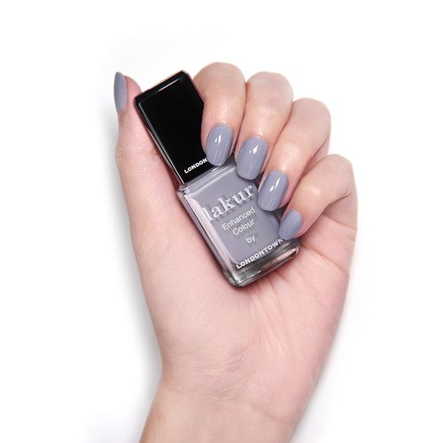 LONDONTOWN Lakur Nail Polish - Enhanced Color in Silver Birch for Long-Lasting Shine