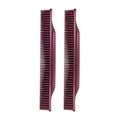 Allegro Combs #70 Wide Tooth Combs Defining Brush Comb 3-Row Wide Tooth For Curly Hair Comb For Women Curly Hair, Hair Stylists Hair Comb 2 Piece (Burgundy)
