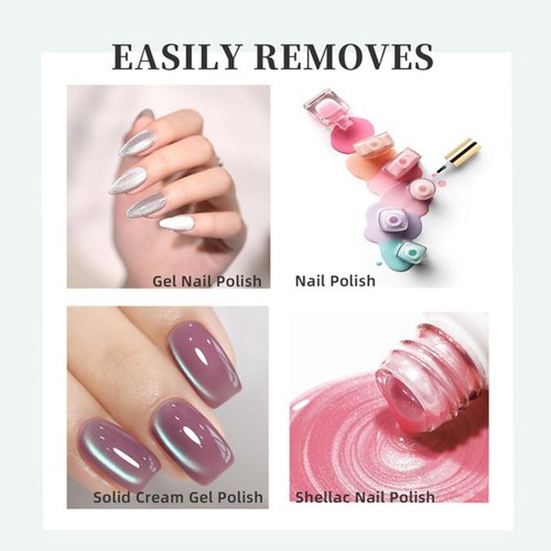 Gel Nail Polish Remover, Fast-Acting No Foil Remover for Gel Polish Removal in 2-5 Minutes, Acetone-Free Gel Remover for Nails, Gentle Low-Irritation, Home DIY Essential-15ml