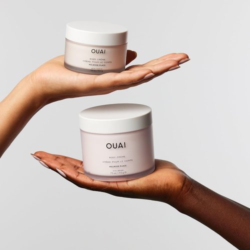 OUAI Body Cream - Hydrating Whipped Formula with Cupuaçu Butter & Coconut Oil | Travel Size 3.4 Oz