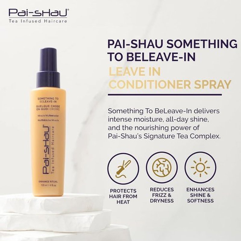 Pai-Shau Leave-In Conditioner Spray - Hydrating Hair Treatment for Detangling & Frizz Control (6 Fl Oz)