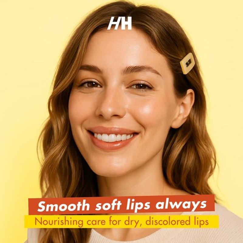 Handmade Heroes Turmeric & Vitamin C Lip Scrub Set – 2 Pack Natural Vegan Sugar Polish Lip Exfoliator - Brightening & Conditioning for Dark, Dry, Chapped Lips