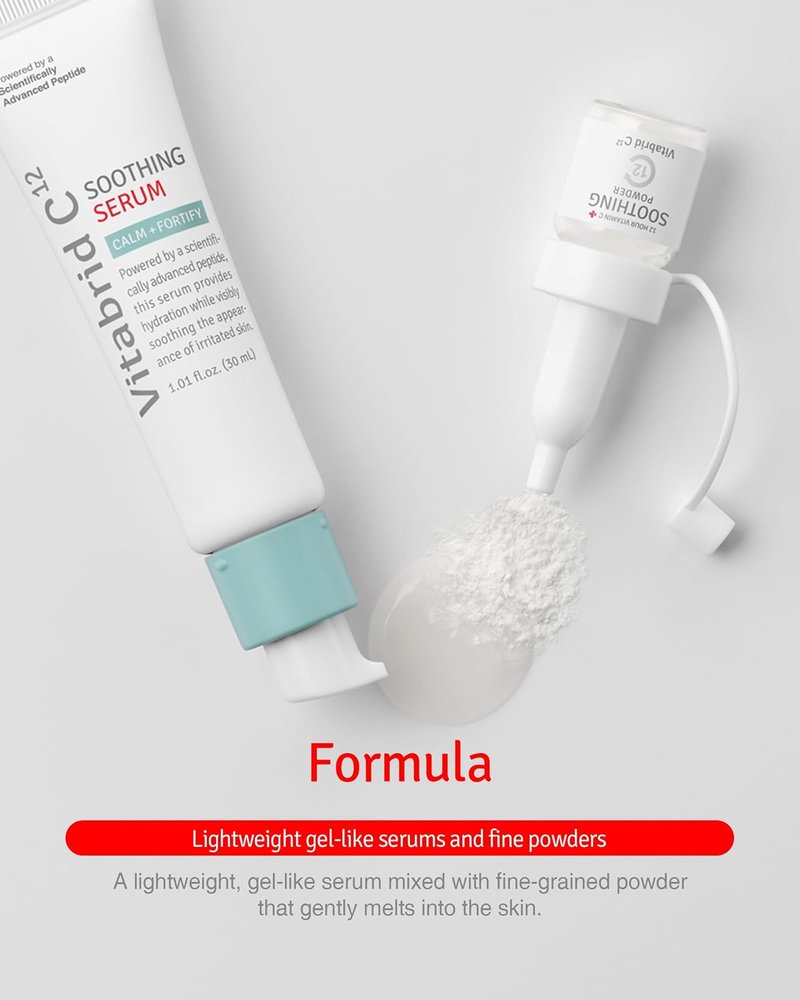 VITABRID C12 Soothing Vitamin C Serum for Acne-Prone Skin - Reduces Redness & Pores | 1.01 fl. oz.