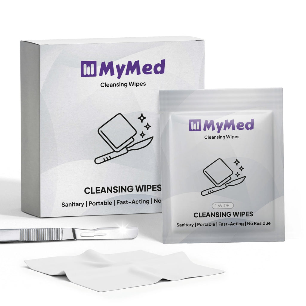 Cleansing Wipes for Women Individually Wrapped for Dermaplaning Blades, Facial Dermaplane Razors & Beauty Tools Derm Pads for Dermaplaning