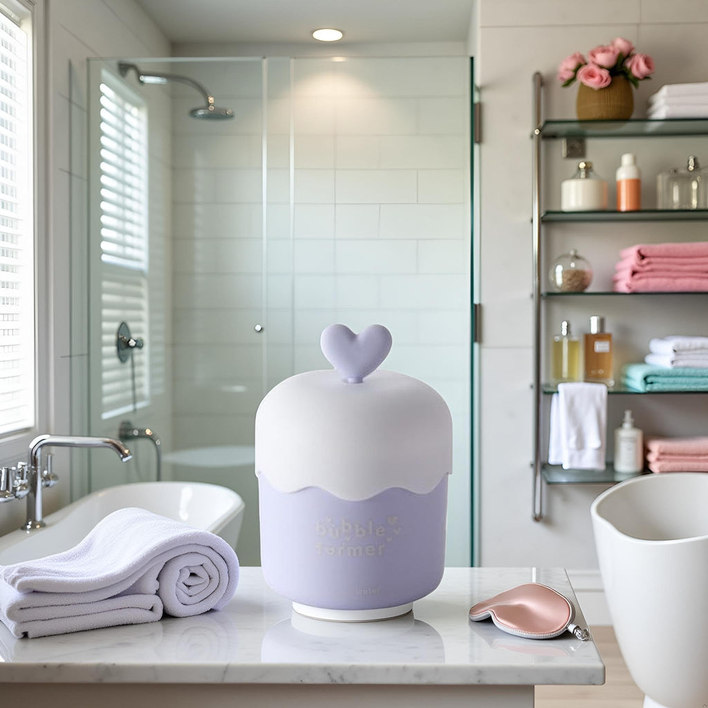 Myuiao Blue Facial Cleanser Foam Maker Cup,Bubble Foamer Device,Bubble Foamer Bubbler for Facial Cleanser,Foam Cup,Bubble Maker for Face Wash Maker Cup, Bubble Foaming Device for Face Wash