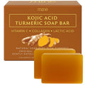 Mine Turmeric Kojic Acid Soap Bar with Vitamin C, Collagen, Shea Butter & Lactic Acid – Natural Skin Glowing