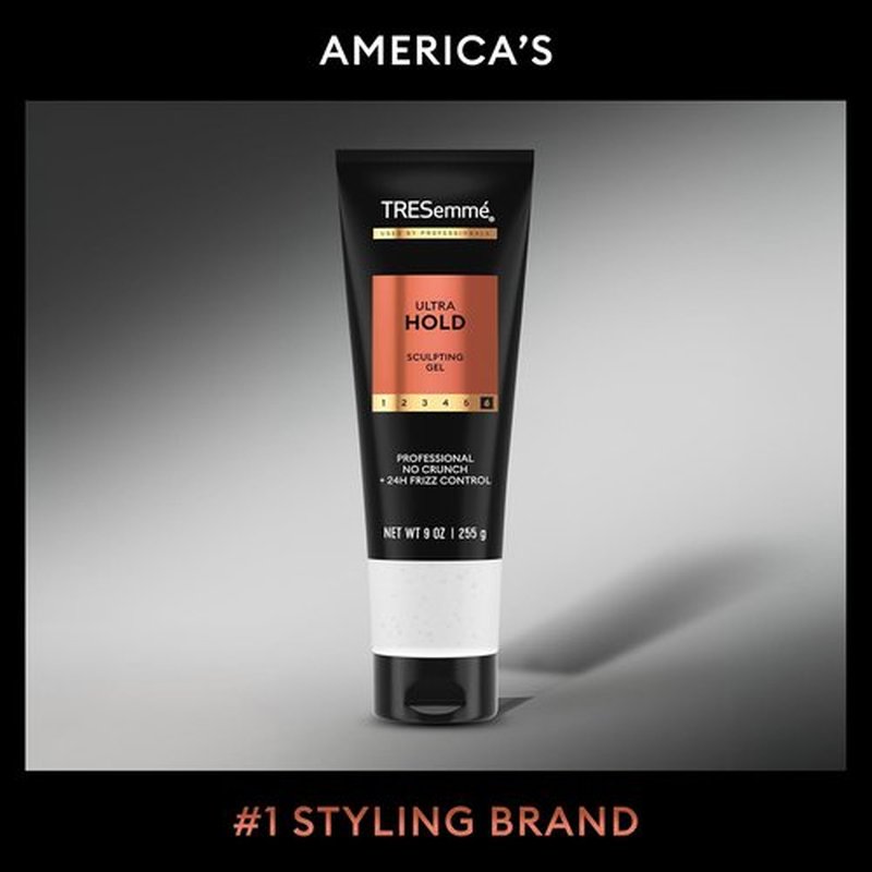 TRESemmé Ultra Hold Gel - 24-Hour Frizz Control with Pro Lock Technology | 9 oz