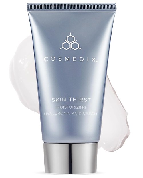 COSMEDIX Skin Thirst Hyaluronic Acid Moisturizer - Hydrating Face Cream for Pores & Fine Lines | Daily Skin Care for Vibrant, Smooth Skin