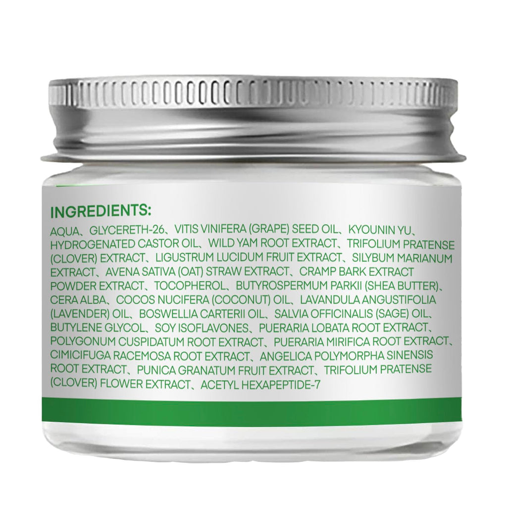 Jardient Wild Yam Cream Hormone Balance: Australia Dr. Barbara O'neill Recommended Organic Formula for Menopause Relief & Menstrual Support Like Hot Flashes Night Sweats