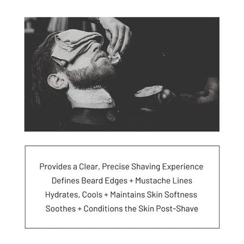 DEPOT No. 406 Transparent Shave Gel - Precision Shaving Gel with Aloe & Menthol | 3.3 fl. oz.