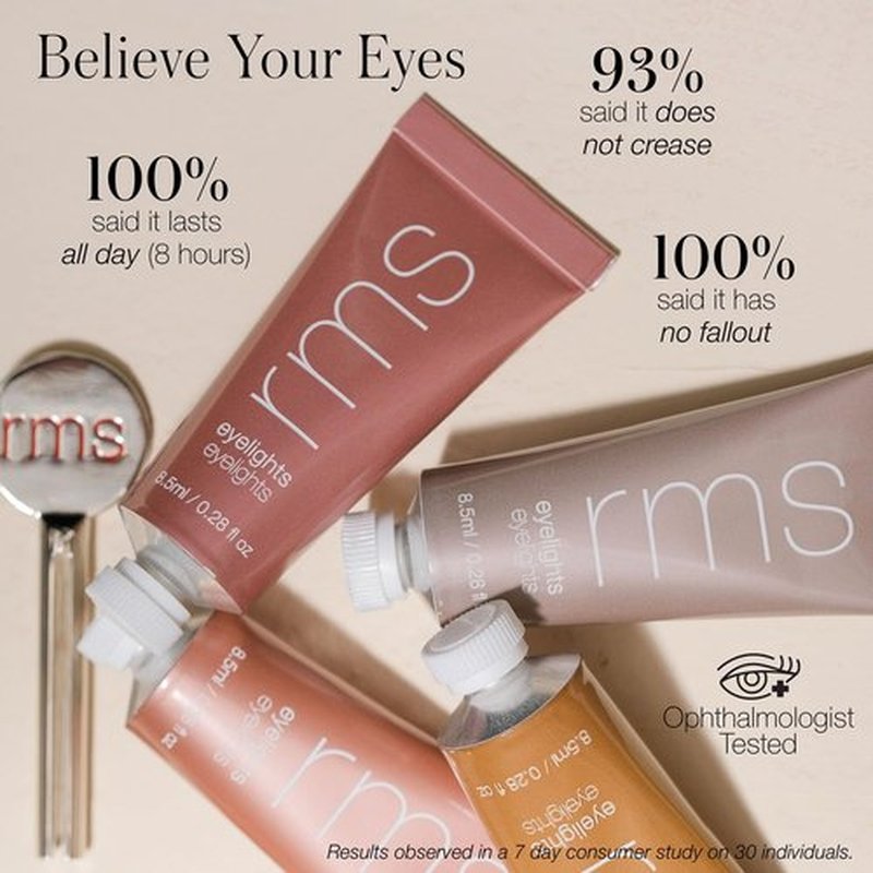 RMS Beauty Eyelights Cream - Illuminating Eye Shadow | Long-Lasting Color & Radiance