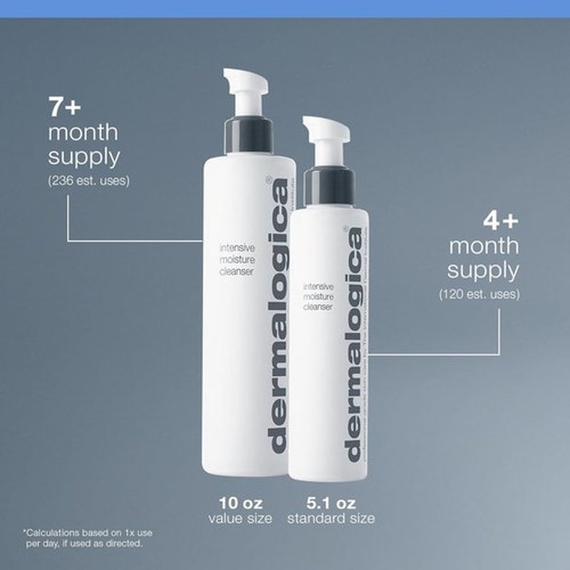 Dermalogica Intensive Moisture Cleanser - Hydrating Face Wash for Dry Skin | Leaves Skin Smoother & Softer