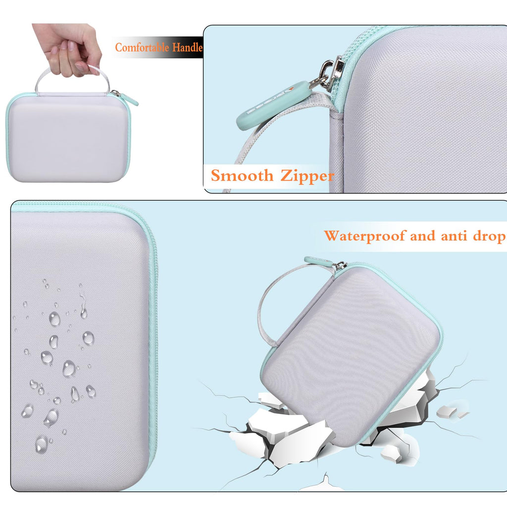 Aproca Case Compatible with BEAUTURAL Mini Travel Steam Iron, Portable Storage Bag for Accessories (Case Only)