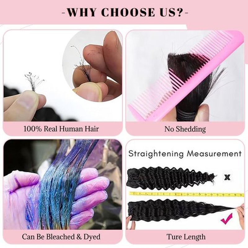 27P613 Human Braiding Hair Water Wave for Boho Braids Ombre Strawberry Blonde to Bleach Blonde Highlight 16inch Bulk Human Hair for Braiding Curly Hair Extensions 100g 2 Bundles No Weft Micro