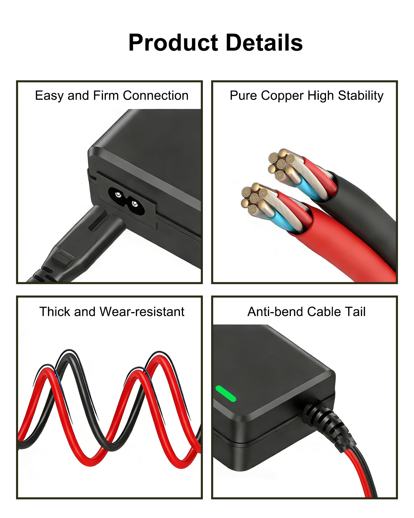 WUKUR 14V Charger Compatible with NOCO GB70 GB150 Genius Boost Jump Starter