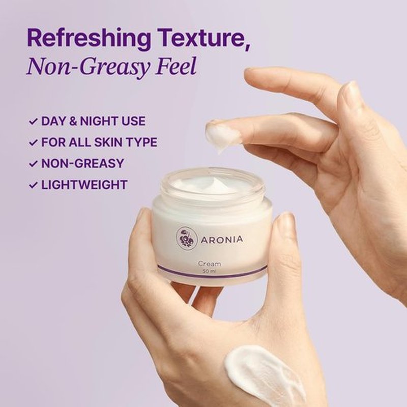 Aronia Extract Day & Night Cream - Antioxidant Hydrating Moisturizer for Face & Neck | 1.76 oz