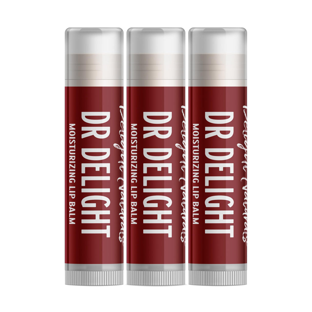 Delight Naturals Dr Delight Lip Balm - Set of Three