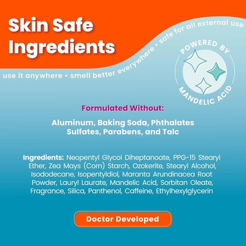Lume Whole Body Deodorant - 72-Hour Odor Control Solid Stick - Aluminum & Baking Soda Free | 2.6 oz (Pack of 2)