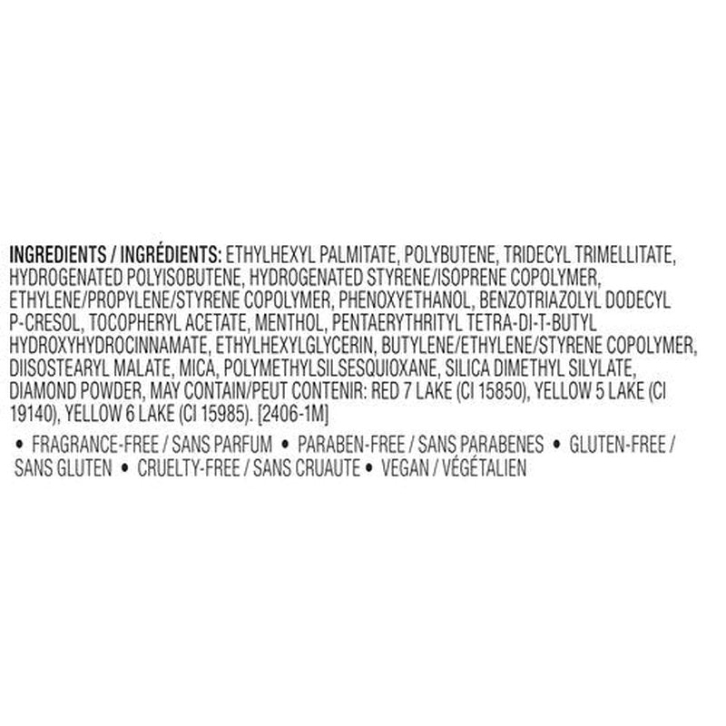 Physicians Formula Mineral Wear Diamond Lip Oil, High-Shine Serum Hybrid with Diamond Dust, Vitamin E, & Mineral Powder, Talc-Free, Cruelty-Free, & Vegan - Pink Diamond