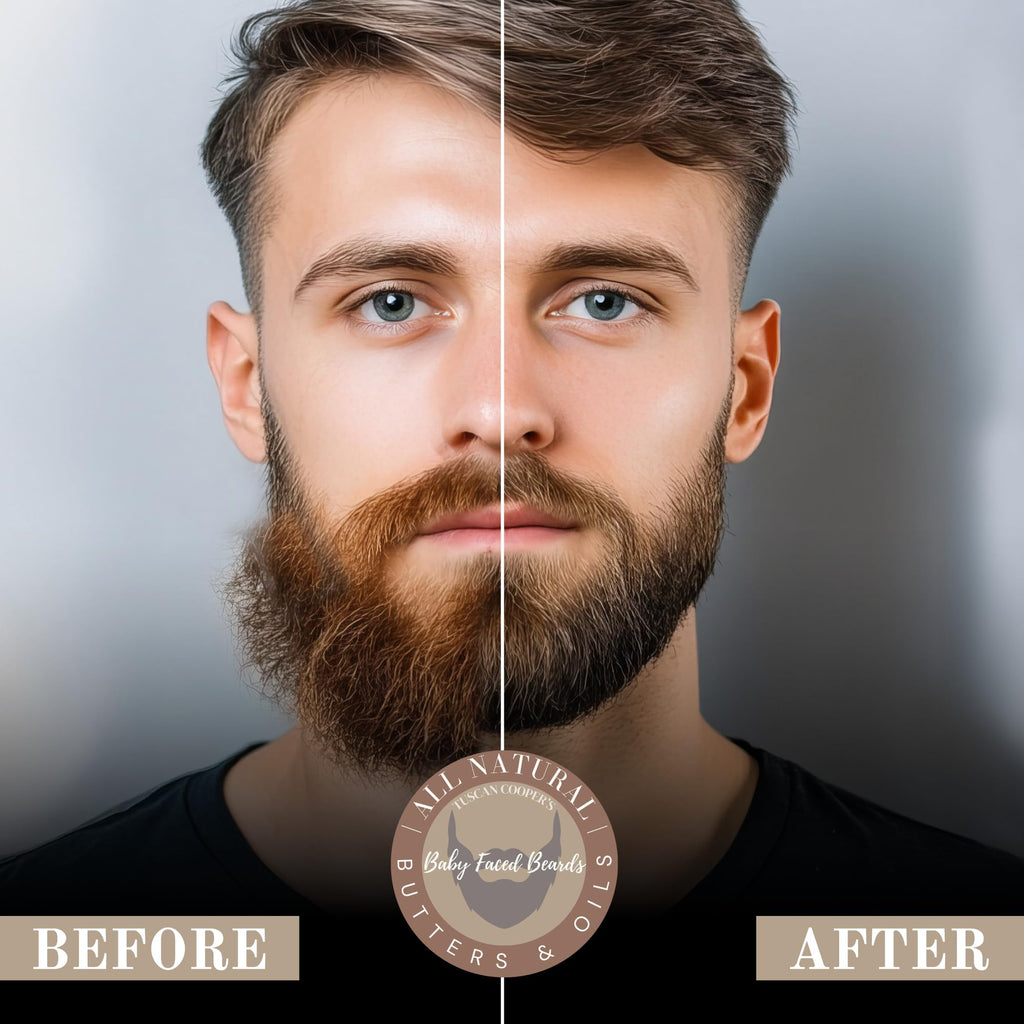 Tuscan Cooper's Baby Faced Beards Oil for Men - 3 Pack Bundle - Rawhide & Pear, Lumberjack, and Southern Spiced Tobacco Scents - Hydrating and Nourishing Beard Softener for All Hair Types