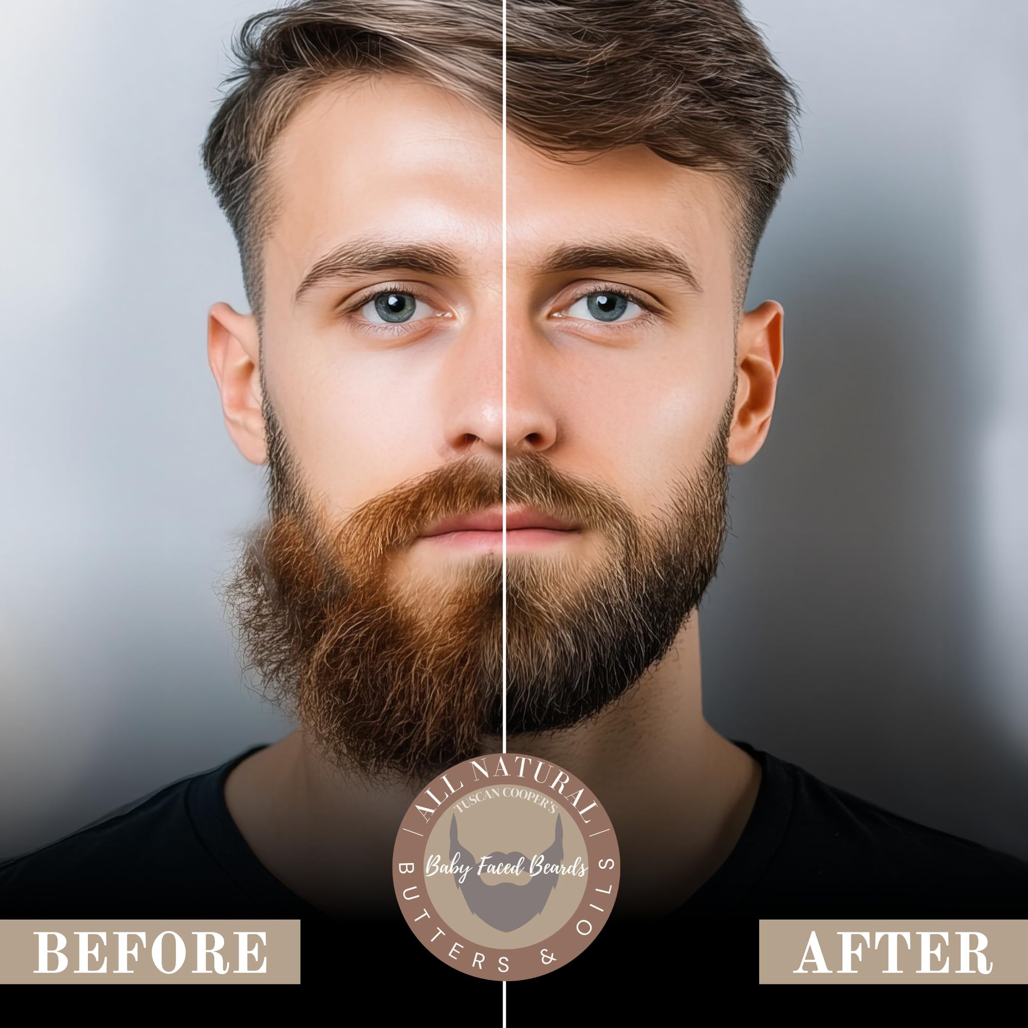 Tuscan Cooper's Baby Faced Beards Oil for Men - 3 Pack Bundle - Rawhide & Pear, Lumberjack, and Southern Spiced Tobacco Scents - Hydrating and Nourishing Beard Softener for All Hair Types