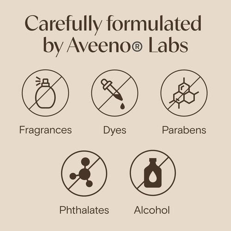 Aveeno Daily Moisturizing Cream with Prebiotic Oat & Shea Butter, Body, Face & Hand Cream for Normal to Dry, Sensitive Skin Hydrates for 48 Hours, Fragrance Free & Non-Comedogenic, 7.5 oz