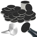 LIERKISS 100pcs Electric Callus Remove Sandpaper Discs Pads with Flat Nail Drill Bit Pedicure Drill Bits for Feet, Replacement Sandpaper Disk for Pedicure Manicure with Sanding Disc Nail Drill Bit