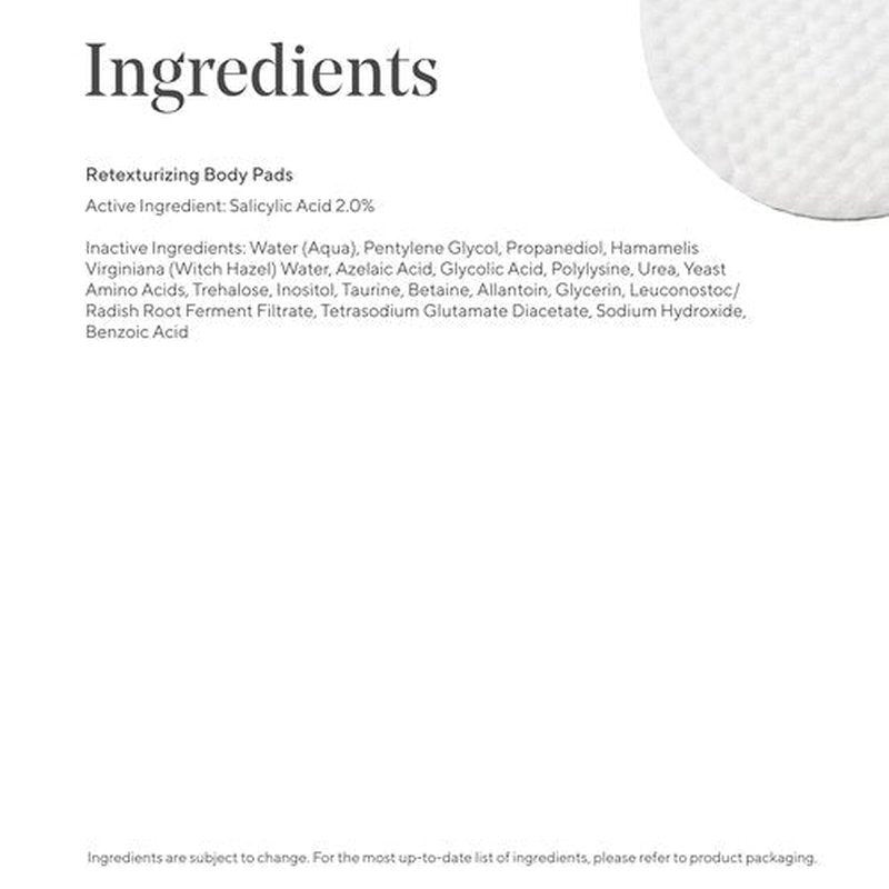 Murad Retexturizing Body Pads - Acne-Fighting Exfoliating Pads with Azelaic, Salicylic & Glycolic Acid | 45 Pads