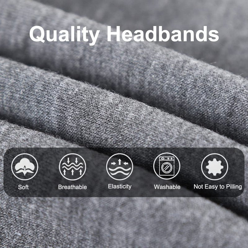 XTREND 4 Packs Wide Headbands for Women Fashion Head Wraps Boho Printed Hair Stretchy Knotted African Headbands Suitable For Outdoor Sport Yoga Girls Bandeau Hair Accessories