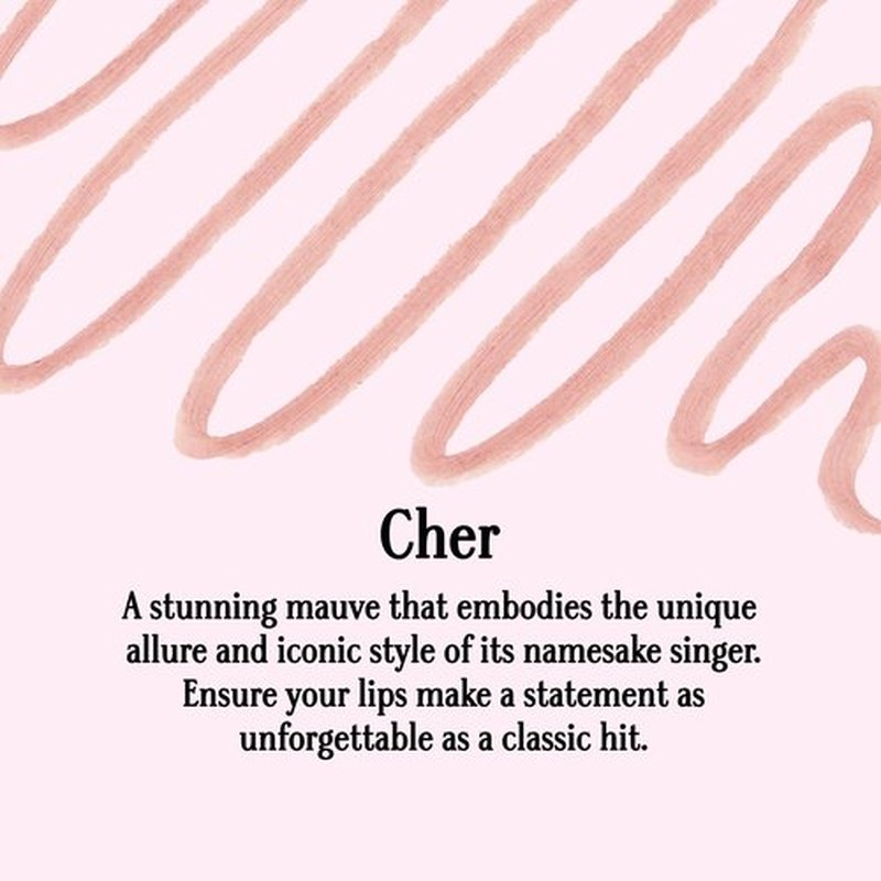 Gerard Cosmetics Lip Pencil (Cher), Ultra Pigmented Matte Neutral Mauve Lip Liner, Long Lasting, Hydrating Creamy Formula, Cruelty Free