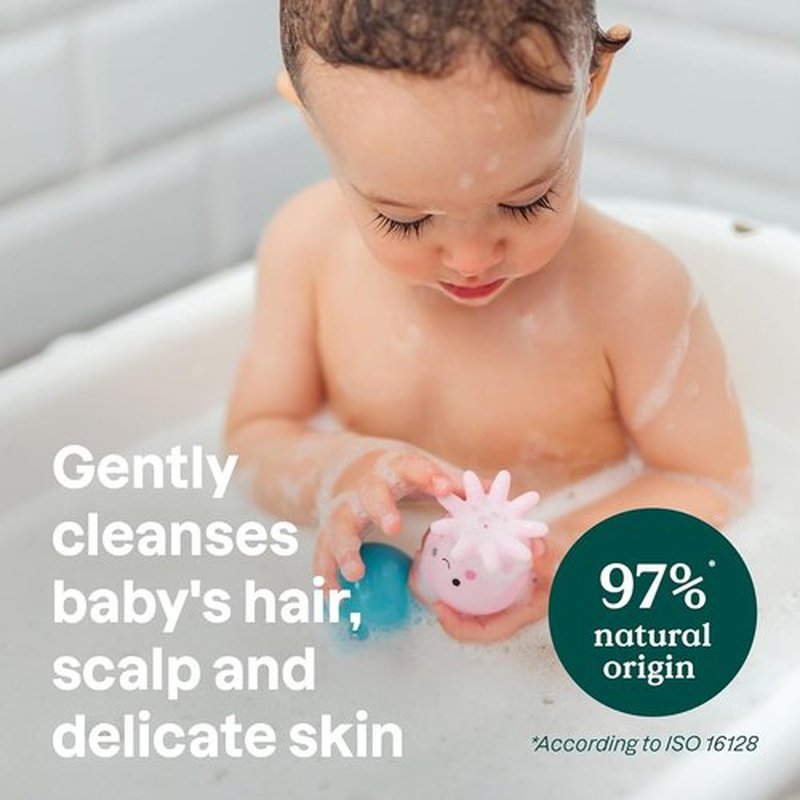 ATTITUDE Baby 2-in-1 Shampoo & Body Wash - EWG Verified, Vegan, Pear Nectar Scent | 16 Fl Oz