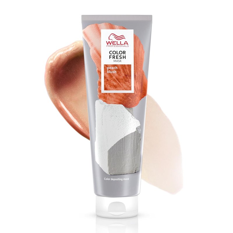 Wella Color Fresh Mask - Color-Depositing Hair Mask for Vibrant, Refreshed Color | Vegan Formula with Avocado Oil | 5 Fl Oz