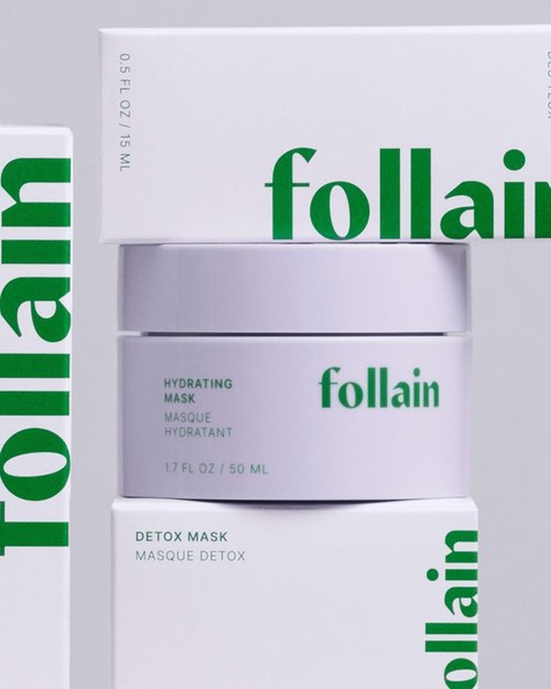 Follain Hyaluronic Acid + Bakuchiol Hydrating Face Mask for Normal to Dry Skin | Squalane, Rosehip Oil, Retinol-Alternative - Plump + Brighten Dull Skin - Clean Beauty, Vegan & Cruelty-Free