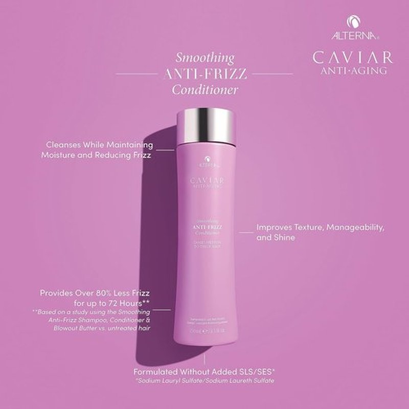 CAVIAR Anti-Aging Conditioner - Smoothing & Anti-Frizz Formula for Medium, Thick Hair | Sulfate-Free