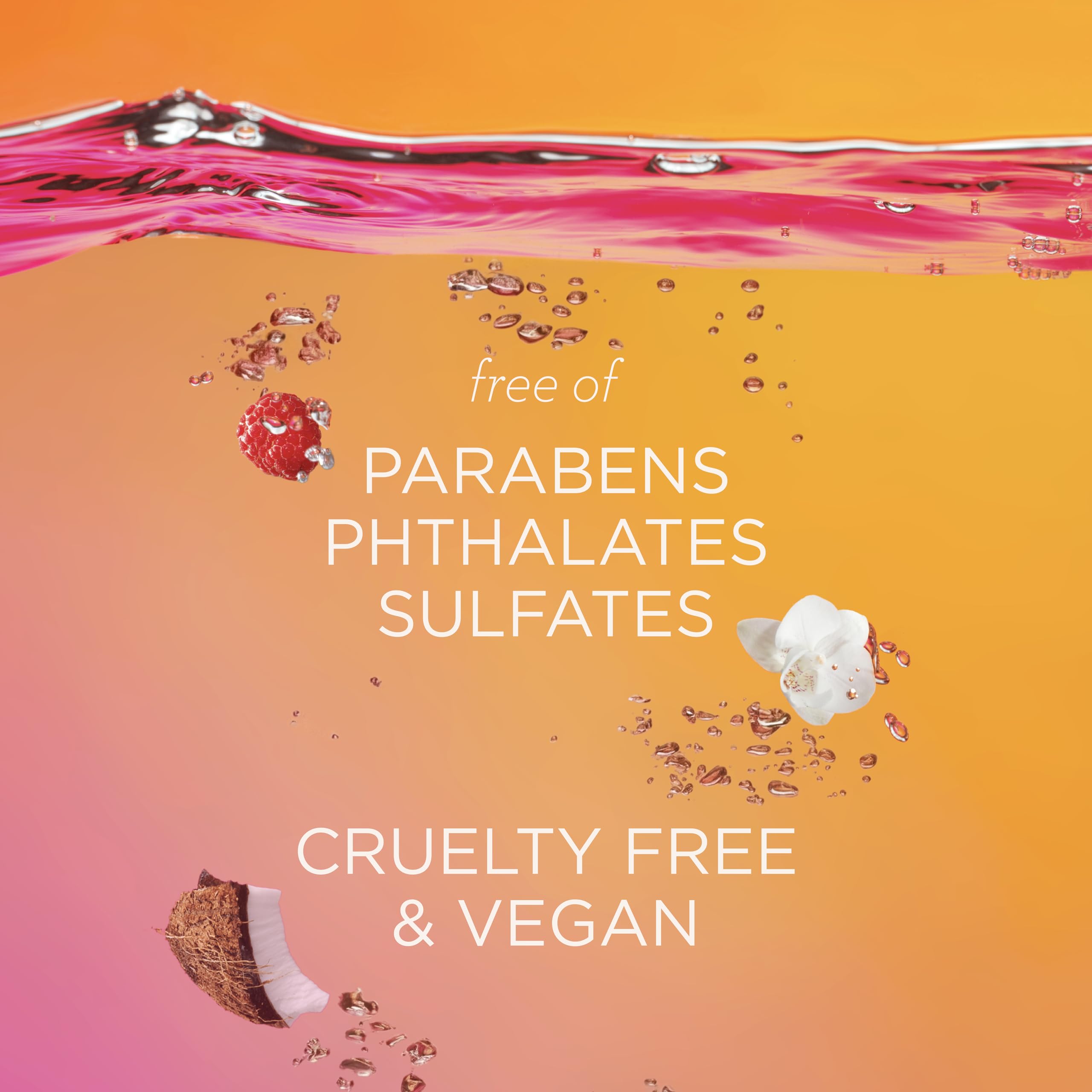 MIX:BAR Hibiscus Creamy Body Wash for Women, Hydrating & Moisturizing with Niacinamide, Panthenol & Vitamin C - Vegan, Sulfate Free, Paraben Free, 16oz
