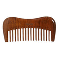 Resèt 100% Natural Handmade Sandalwood Comb | Soft Wide Tooth Wooden Comb for Wet and Dry Hair | Eco-Friendly Anti-Static Wooden Massage Comb | Wooden Hair Detangler for Men and Women