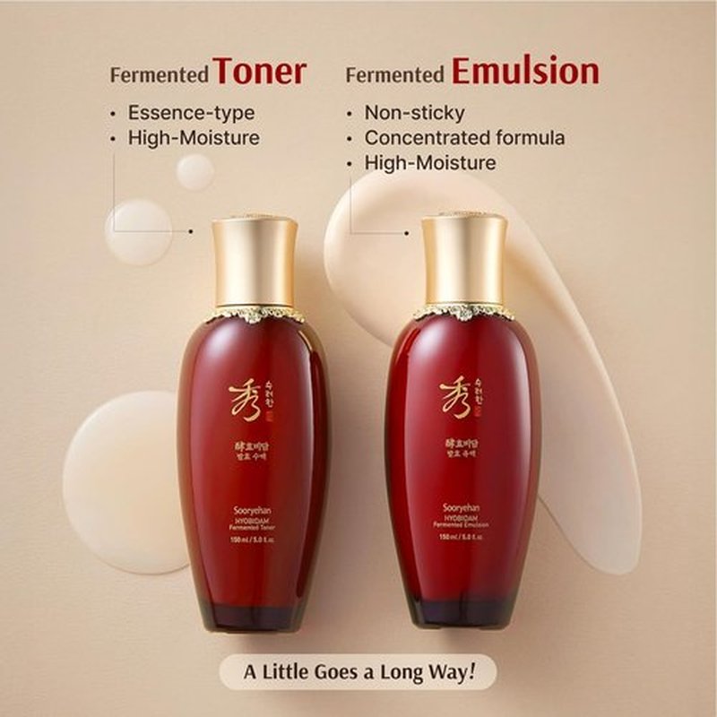 Sooryehan Hyobidam Fermented Bundle Gift Set (14fl oz) - Hyobidam Korean Skin Care Gift Set with Toner, Emulsion, Essence, Cream, Eye Cream, Mask & Foam,. Wild Ginseng Anti-Aging Hydration & Firming.