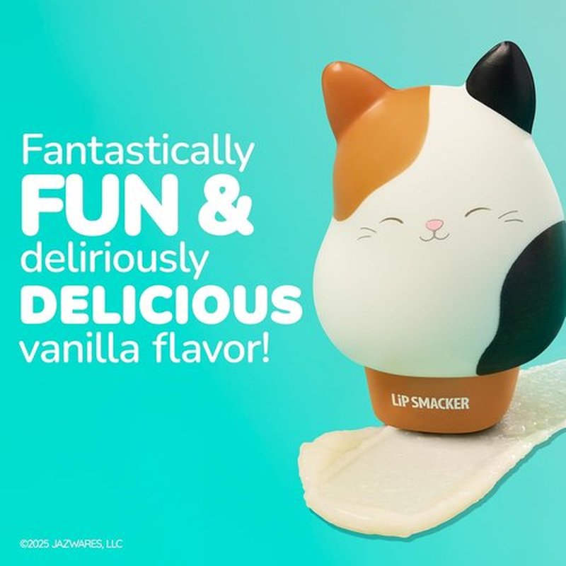 Lip Smacker Squishmallows Lip Balm - Fun Hydrating & Moisturizing Soft Squishy Collectible - Cam