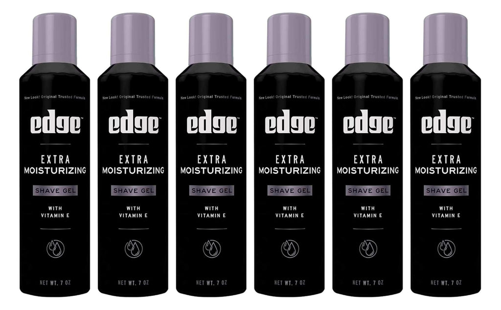 Edge Extra Moisturizing with Vitamin E Shave Gel 7 oz (Pack of 6)