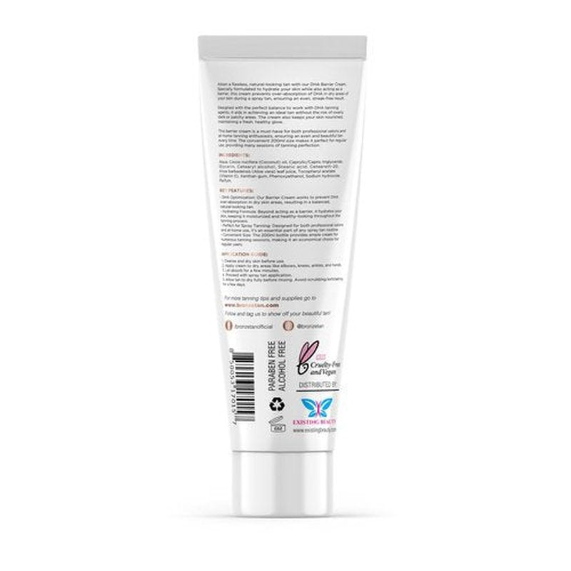 Bronze Tan DHA Spray Tan Barrier Cream - Barrier Cream for Spray Tanning - Essential for Spray Tan Salons - Barrier Cream Spray Tan Hydrates & Shields Skin - Prevent Over-Absorption & Uneven Tan 200ml