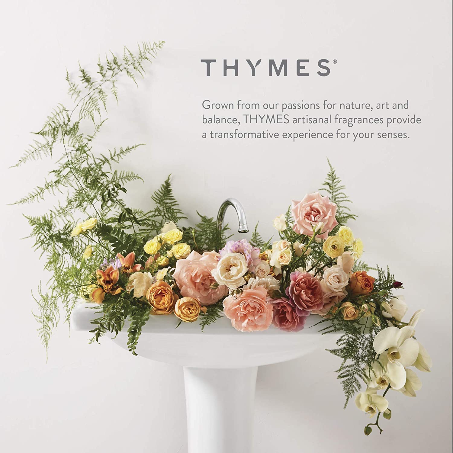 Thymes Moisturizing Body Wash with Pump - Body Soap - Bath Products - Skin Care - Liquid Soap with Notes of Warm Palo Santo Wood, Soft Amber, & Clary Sage (Sienna Sage, 9.25 fl oz)
