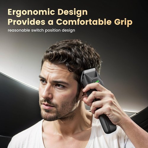 ENSSU Hair Clippers for Men, Cordless Hair Clipper Kit with Adjustable 4 Length Setting, Professional Barber Clippers and Trimmer Set, Rechargeable Barber Clippers for Hair Cutting & Grooming